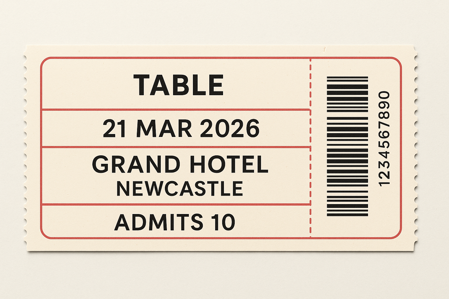 Table Ticket Image